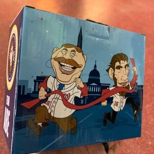 Washington Nationals Teddy & Abe Presidents Racing Bobblehead - New in box!